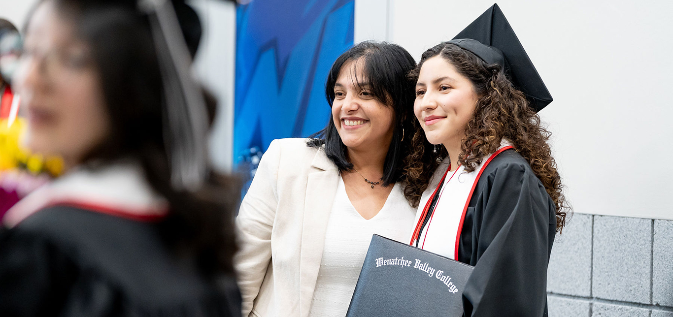 Photo of MESA graduate and program director